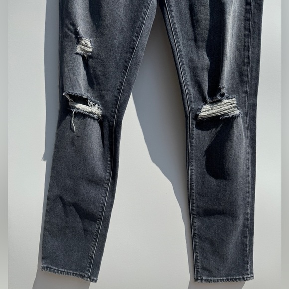 Favorite Daughter JORDIE SUPER HIGH RISE STRAIGHT New York Gray Black Jeans 28 - Picture 8 of 15